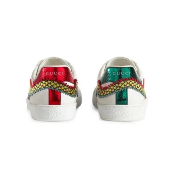 SOLD. BNIB Gucci Ace Embroidered Dragon Sneakers - Picture 5 of 6